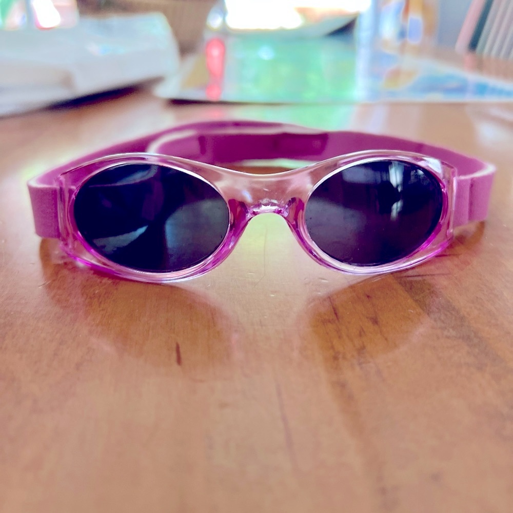 Carter's Lilac Pink Baby Sunglasses with Velcro Strap